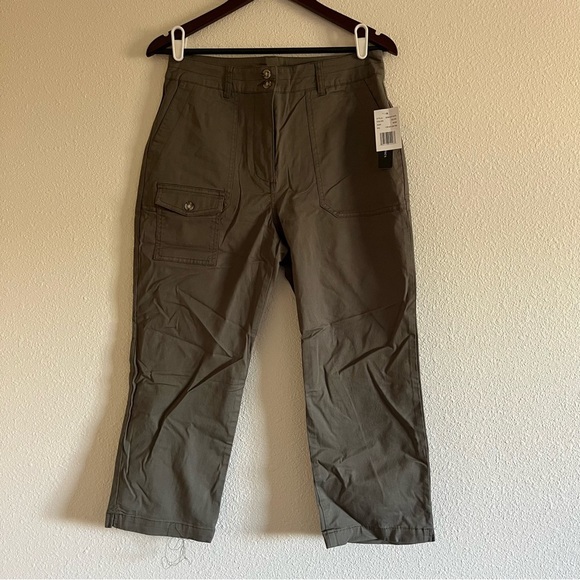 Violets & Roses Green Cargo / Chino Straight Leg Pants Size 8 / 29 - Picture 3 of 7